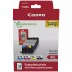 Canon CLI-571XL (0332C006), originální inkoust, CMYK, 4 x 11 ml , XL +PP-201 50 listů