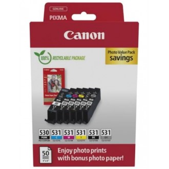 Inkout Canon PGI-530/CLI-531 PGBK/C/M/Y/BK/GY (6117C004)