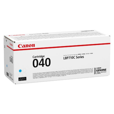 Canon 040C (0458C001), originální toner, azurový, 5400 stran