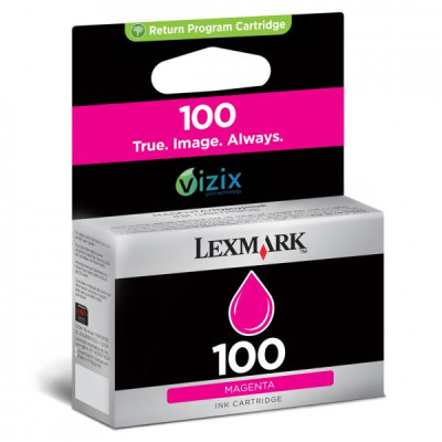 Lexmark 14N0901E (#100), originální inkoust, purpurový, 200 stran