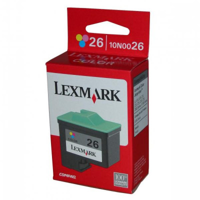 Lexmark 10N0026E (#26), originální inkoust, barevný, 275 stran