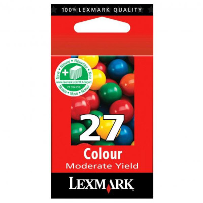 Lexmark 10NX227E (#27), originální inkoust, barevný, 160 stran