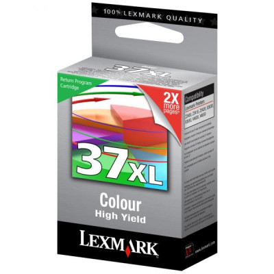 Lexmark 18C2180EXL (#37), originální inkoust, barevný, 500 stran