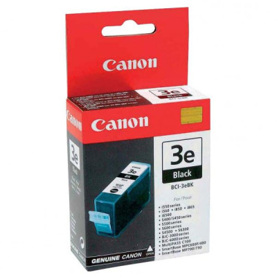 Canon BCI-3eBk (4479A002), originální inkoust, černý, 500 stran (27 ml)