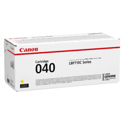 Canon 040Y (0454C001), originální toner, žlutý, 5400 stran