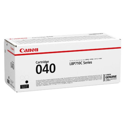 Canon 040Bk (0460C001), originální toner, černý, 6300 stran