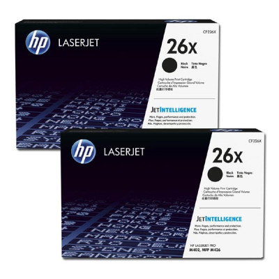 HP CF226XD (26X), originální toner, černý, 2 × 9000 stran, 2-pack