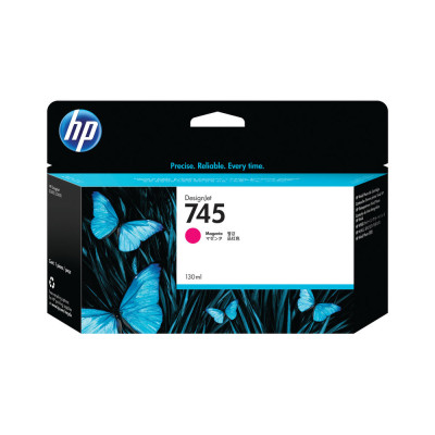 HP F9J95A (745), originální inkoust, purpurový, 130ml stran