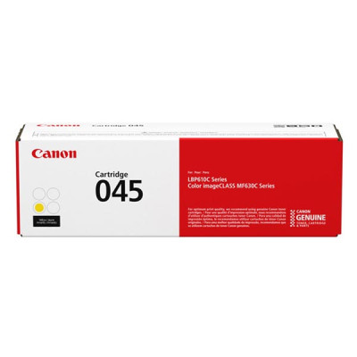 Canon 045Y (1239C002), originální toner, žlutý, 1300 stran