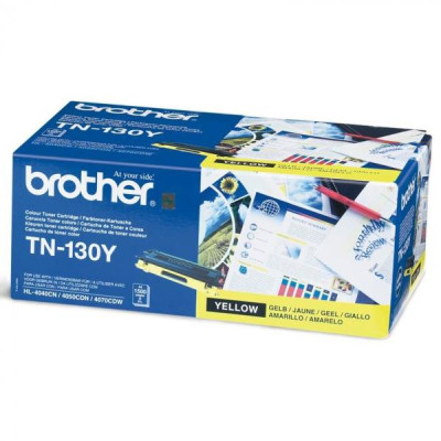 Brother TN-130Y, originální toner, žlutý, 1500 stran