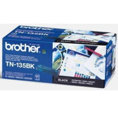 Brother TN-135Bk, originální toner, černý, 5000 stran