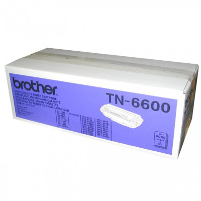 Brother TN-6600Bk, originální toner, černý, 6000 stran