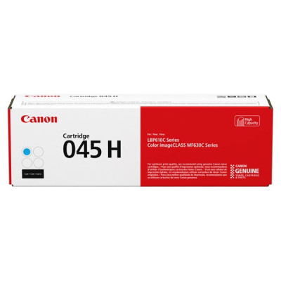 Canon 045HC (1245C002), originální toner, azurový, 2200 stran