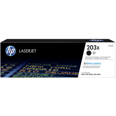 HP CF540X (203X), originální toner, černý, 3200 stran