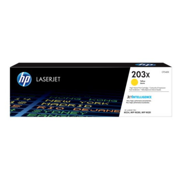 HP CF542X (203X), originální toner, žlutý, 2500 stran