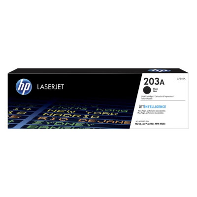 HP CF540A (203A), originální toner, černý, 1400 stran