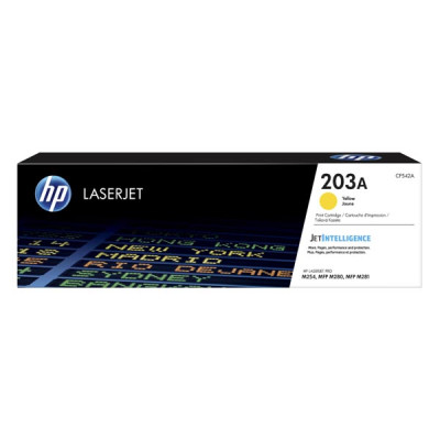 HP CF542A (203A), originální toner, žlutý, 1300 stran