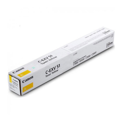 Canon C-EXV51Y (0484C002), originální toner, žlutý, 60000 stran