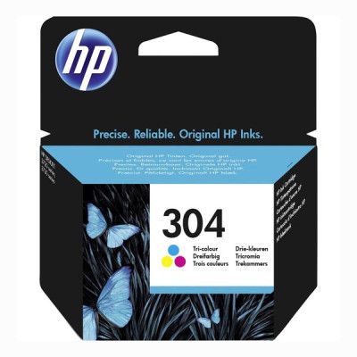 HP N9K05AE (304), originální inkoust, barevný, 100 stran (2 ml)