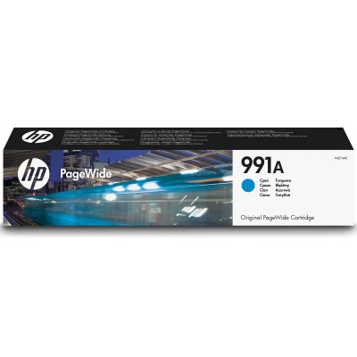 HP M0J74AE (991A), originální inkoust, azurový, 8000 stran (97ml)