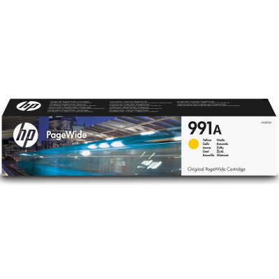 HP M0J82AE (991A), originální inkoust, žlutý, 8000 stran (91ml)