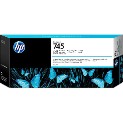 HP F9K04A (745), originální inkoust, photo černý, 300ml