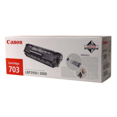 Canon CRG-703 (7616A005), originální toner, černý, 2500 stran