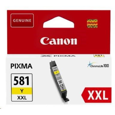 Canon CLI-581XXL Y (1997C001), originální inkoust, žlutý, 11,7 ml, XXL