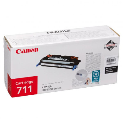 Canon CRG-711Bk (1660B002), originální toner, černý, 6000 stran