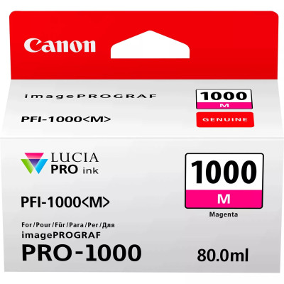 Canon PFI-1000M (0548C001), originální inkoust, purpurový, 5885 stran (80 ml)