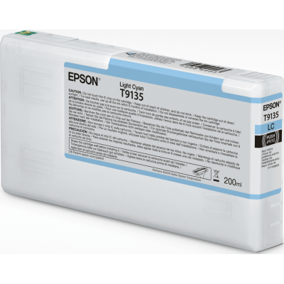 Epson T9135 (C13T913500), originální inkoust, světle azurový, 200 ml