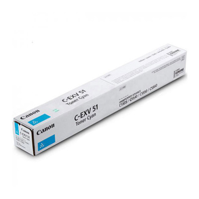 Canon C-EXV51C (0482C002), originální toner, azurový, 60000