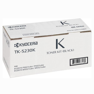 Kyocera TK-5230K (1T02R90NL0), originální toner, černý, 2600 stran