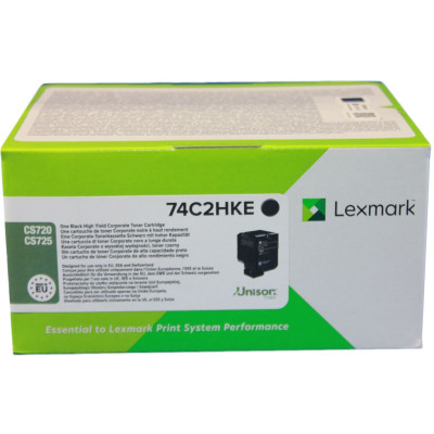 Lexmark 74C2HK0 (74C2HKE, 74C0H10), originální toner, černý, 20000 stran