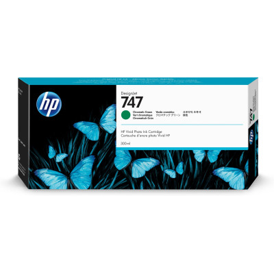 HP P2V84A (747), originální inkoust, chromaticky zelený, 300 ml