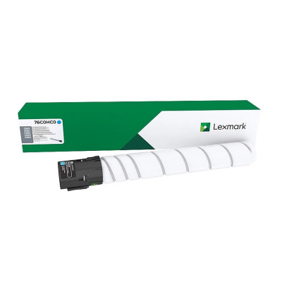 Lexmark 76C0HC0, originální toner, azurový, 34000 stran