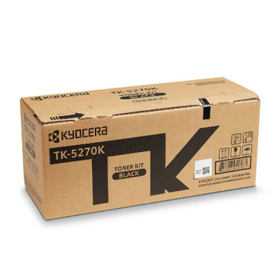 Kyocera TK-5270K (1T02TV0NL0), originální toner, černý, 8000 stran