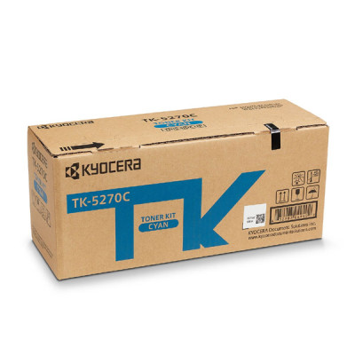 Kyocera TK-5270C (1T02TVCNL0), originální toner, azurový, 6000 stran