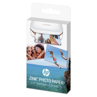 Samolepící fotopapír HP ZINK - 20 listů, 5 x 7,6 cm, W4Z13A