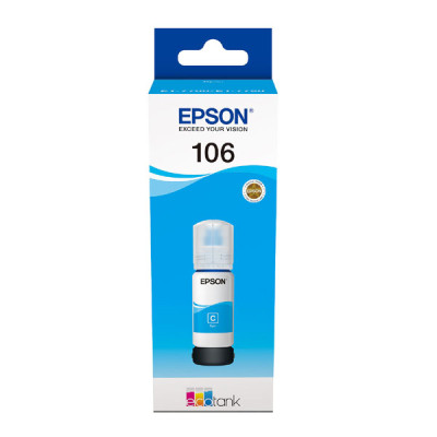 Epson T00R2 (C13T00R240, 106), originální inkoust, azurový, 70 ml