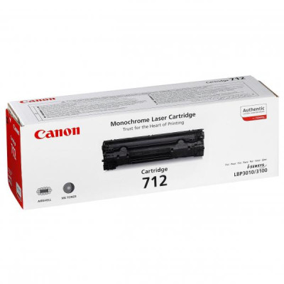 Canon CRG-712Bk (1870B002), originální toner, černý, 1500 stran