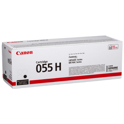 Canon 055HBk (3020C002), originální toner, černý, 7600 stran