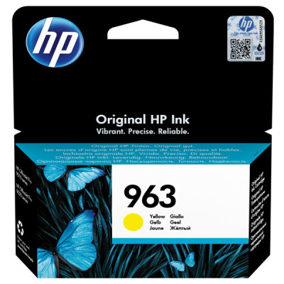 HP 3JA25AE (963), originální inkoust, žlutý, 700 stran (10,77 ml)