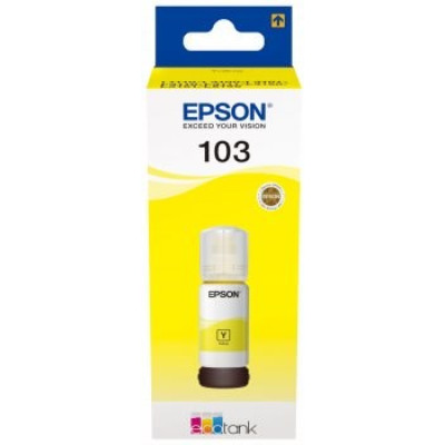 Epson T00S4 (C13T00S44A, 103), originální inkoust, žlutý, 65 ml