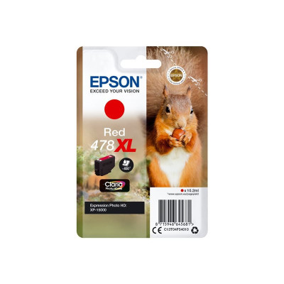 Epson T04F5 (C13T04F54010, 478XL), originální inkoust, červený, 10,2 ml, XL