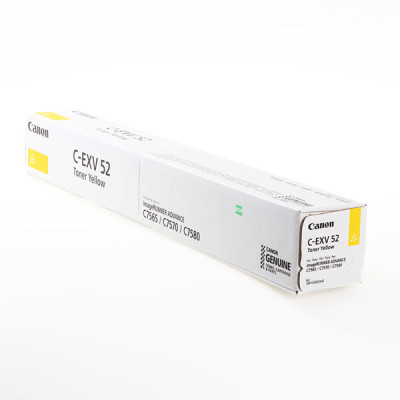 Canon C-EXV52Y (1001C002), originální toner, žlutý, 66500 stran