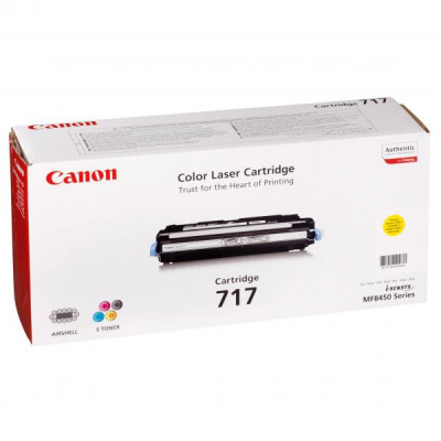 Canon CRG-717Y (2575B002), originální toner, žlutý, 4000 stran