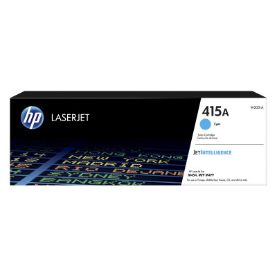 HP W2031A (415A), originální toner, azurový, 2100 stran