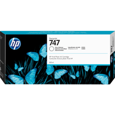 HP P2V87A (747), originální inkoust, gloss enhancer, 300 ml