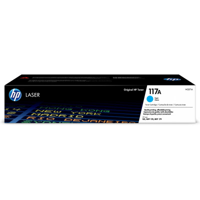 HP W2071A (117A), originální toner, azurový, 700 stran